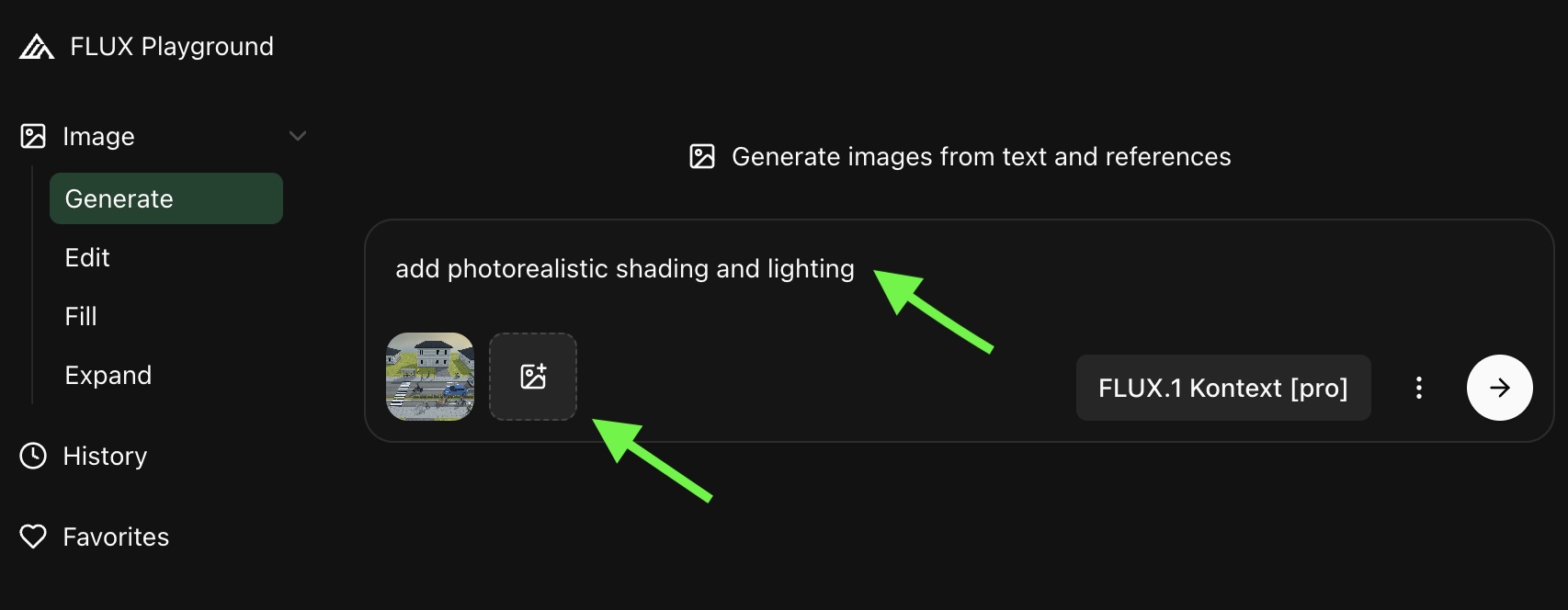 Screenshot placeholder: Black Forest Labs interface - video timecode ~00:00:26
